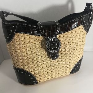 Brighton basket weave handbag